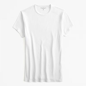 NWT Abercrombie & Fitch Featherweight Rib Tuckable Baby Tee